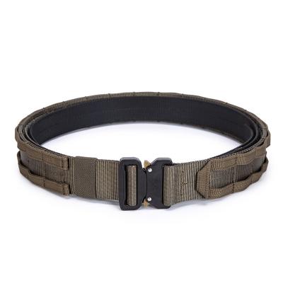 China Tactical webbing molle system GAG belt set heavy duty men's webbing nylon molle webbing tactical belt for sale