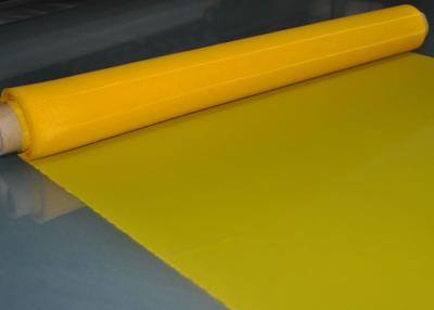 China Yellow 48T Polyester Screen Printing Mesh For Glass Printing , 70 Micron for sale