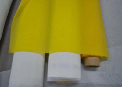 China 460 Mesh Yelllow Polyester Screen Printing Mesh For Electronics Printing for sale