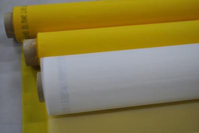 China 77T 100%Polyester Screen Printing Mesh For Ceramics Printing WIth Yellow Color for sale