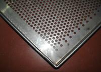 China Perforated Stainless Steel Wire Mesh Tray Dehydrated 5-10mm Frame Diameter for sale