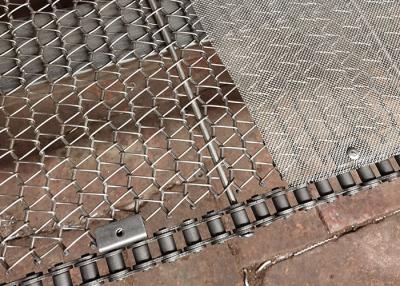 China Heat Resistant Stainless Steel Metal Wire Mesh Chain Conveyor Belt For Conveyor Tiny Material for sale