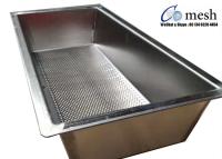 China Stärke des Hochleistungsedelstahl-perforierte Metallbehälter-2mm für die Herstellung des Käses zu verkaufen
