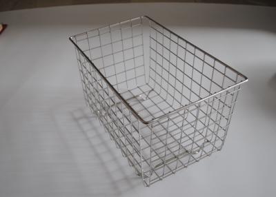 China 304 Stainless Steel Metal Storage Basket For Medical Sterilization for sale