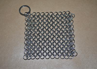 Китай Уборщик литого железа Chainmail нержавеющей стали дюймов кухни 4x4 продается