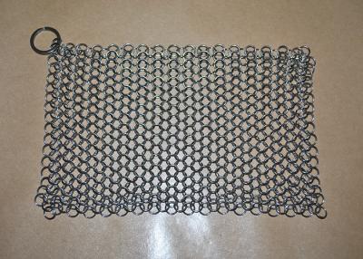 Китай скруббер Chainmail нержавеющей стали дюймов 6x8, цепной уборщик литого железа продается