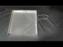 stainless steel wire mesh trays with handles