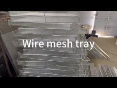 stainless steel wire mesh stocked tray