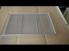 Custom Size Stainless Steel Weave Wire Mesh Drying Tray