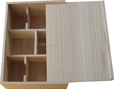 China Europe Facotry price natural color pine wood wine boxes for 1 bottle 2 bottel 6 bottles for sale