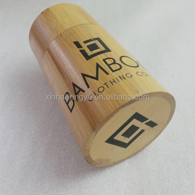 China Recyclable Hot Sale Bamboo Wooden Round Wooden Box With Lid For Gift for sale