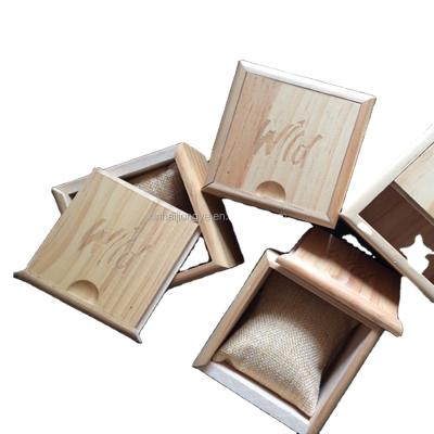 China Gift Hot Selling Small Wooden Gift Packaging Box/Solid Wooden Watch Boxes With Slip Lid for sale