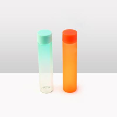 China 22x120mm Food Pre-Rolls Glass Tube With Child Proof Cap Storage Lab Test Tube Cork Closure Custom Size for sale