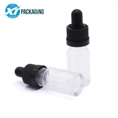 China Recycable 5 10 15 20 30 50 100ml Amber Oil Dropper Bottle Custom Glass Cosmetic Bottle Empty Packaging Person Skincare Bottles for sale