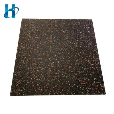 China Guangzhou Factory Non-Toxic Rubber Mat Indoor Non-Smell Shock Absorption Rubber Gym Flooring Mat for Interlocking Gym Gym Flooring for sale