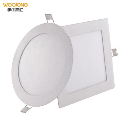 China Modern Led Panel Light Square 6W 18W Factory Wholesale 3W 9W 12W 15W 24W Recessed Panel Light for sale