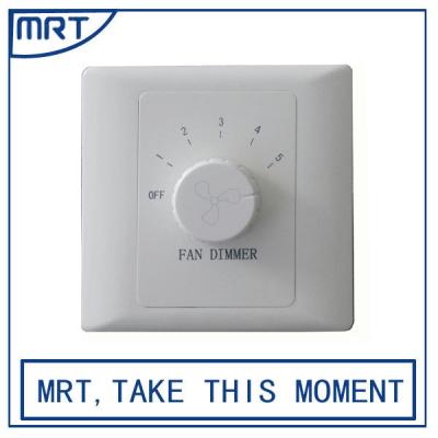 China 2017 Newest Dimmer ABS/PC Fan Power Switch MRT102-W86C for sale