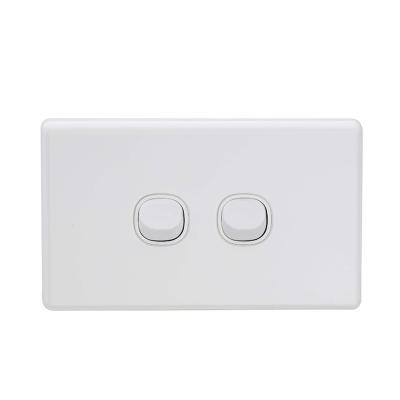 China PC + Factory Made Design Copper ODM OEM Own Brand Australian Standard Electrical Ground 1 Strip Wall Switch Plate for sale