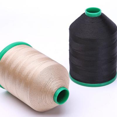 China Abrasion-Resistant 70D/3 Multicolor Polyester Filament 100% High Tenacity Sewing Thread for sale