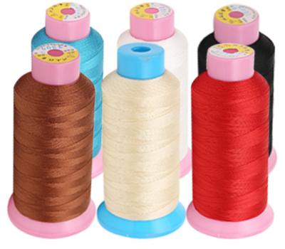 China Hot Sale 500D/3 Filament Chemical-Resistant Polyester Bonded Sewing Thread OEM Abrasion Resistance And Best Breaking Strength for sale