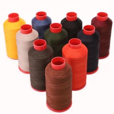 China Wholesale 250D/3 Filament Chemical-Resistant Polyester Bonded Sewing Thread OEM Abrasion Resistance Nylon Thread for sale