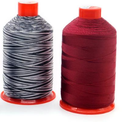 China Elastic Customize High Tenacity Nylon 6 Bonded Sewing Thread With Good Luster And Lubrication for sale