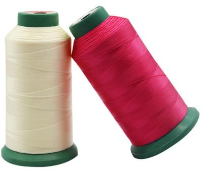 China New Elastic Technique High Tenacity Nylon 6 Bonded Sewing Thread With Good Luster And Lubrication for sale