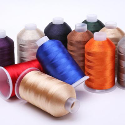 China 100% Brand New Elastic Polyester Sewing Thread Machine Embroidery Thread Polyester Spool From China Manufacturer for sale