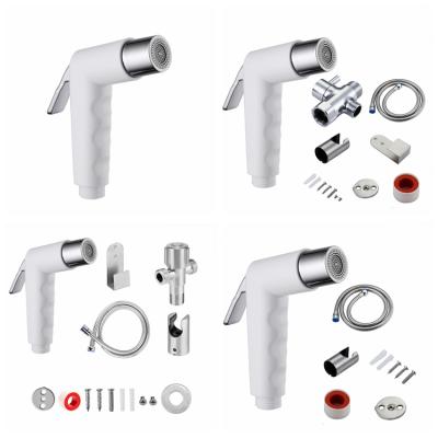 China Wholesale Convenient Toilet Sprayer High Quality Handy Bathroom Shower Shattaf Installation Shattaf Toilet Shattaf Chrome ABS Plastic Portable Bidet Spray for sale