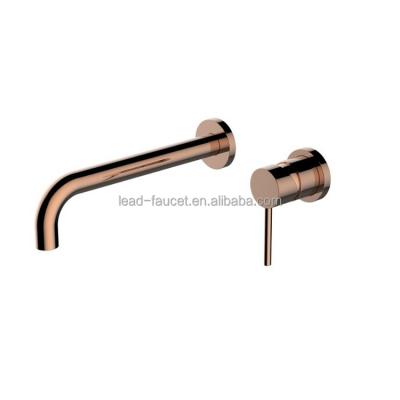 China Brass Faucets Single Function Concealed Metered Wall Mount Install Basin Faucet for sale