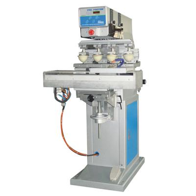 China Pneumatic four color pad printing machine with shuttle for electronics for sale