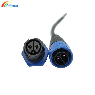 China LED industry easy to assemble and disassemble outdoor 2 pin IP68 waterproof electrical cable wire connectors with plug for sale