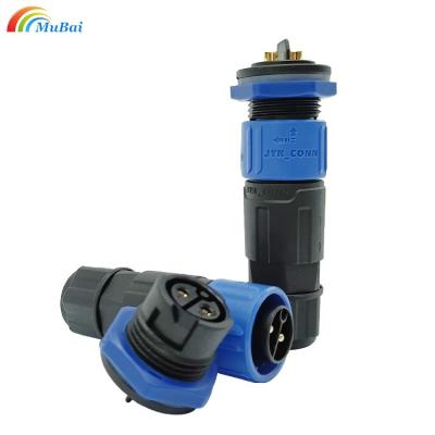 China LED Industry 2Pin IP68 Medical Equipment Connectors Waterproof UV Resistance Waterproof Cable Plug Connector for sale