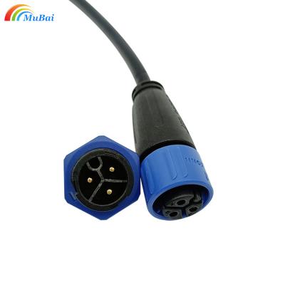 China Custom LED Industry Factory Automation IP65 IP67 Oil-Resistant Equipment Male And Female 250V 20A Waterproof Connector for sale