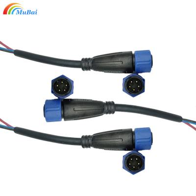 China LED Industry Customized 20cm 5 Pin Electrical Connector 16AWG IP67 Acceptable Male Female Connector For Car Truck Boat for sale