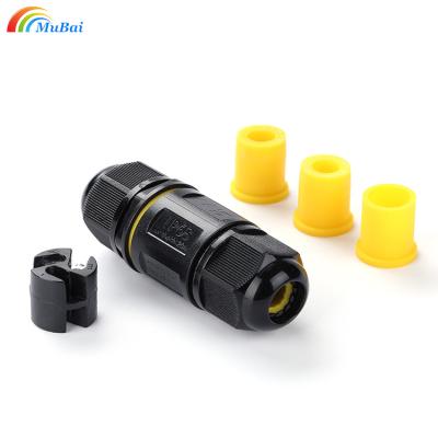 China IP68 Coaxial Ignition LED Industry Cable Wire 3 Pin Safe Waterproof Waterproof Bulkhead Connector Underwater Waterproof Electrical Quick Connector for sale