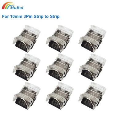 China LED Lighting Waterproof IP65 RGB RGBW RGBWW 2835 3528 5050 LED Strip Light Lug Splice 3pin Led Strip Terminal Connector for sale