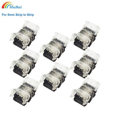 China LED Lighting Wholesale No Wire Stripping Required Low Voltage Toolless LED Strip Connectors Quick Splice Strip Connector For 22AWG for sale