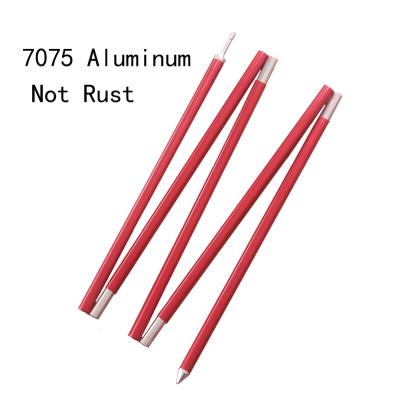 China 7000 Series Aluminum Alloy 7075 Aluminum Alloy 7075 Tent Pole Telescopic Seamless Tube Tarp Camping Tent Flexible Tarp Pole for sale