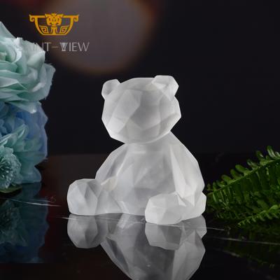 China Colorful Gift Animals from Europe SAINT-VIEW Crystal Geometry Bear Handmade Craft for sale