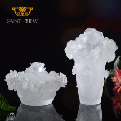 China SAINT-VIEW European Rose Decor Luxury Wedding Ceremony Romantic Crafts for sale