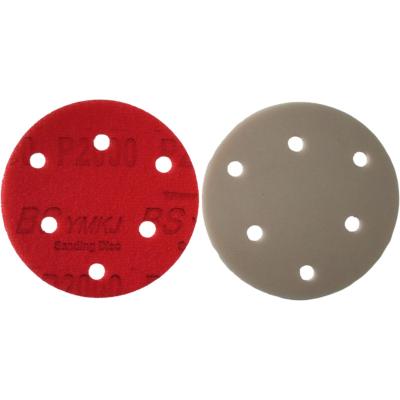 China Sponge Sand Block Sand Paper Sponge Pad Sand Paper Sponge Pad Abrasive Polishing Grinding Polishing Round Wood Pad for sale