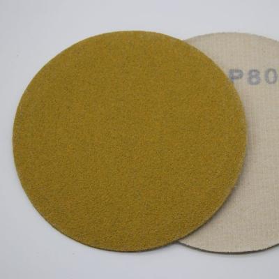 China Grinder Sandpaper Round Sandpaper Automobile Sandpaper Grinding Yellow Disc Grinder for sale