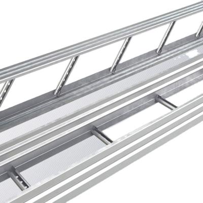 China Home Wiring/Engineering & Construction Cable Tray Outdoor Electrical Metal Stainless Steel Cable Ladder Tray for sale