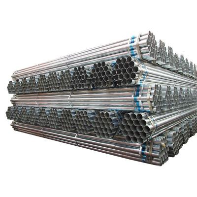 China Liquid Hot Dipped Galvanized Pipe ERW ASTM A53 Gr.B DN20 Structure Round Steel Pipe for sale