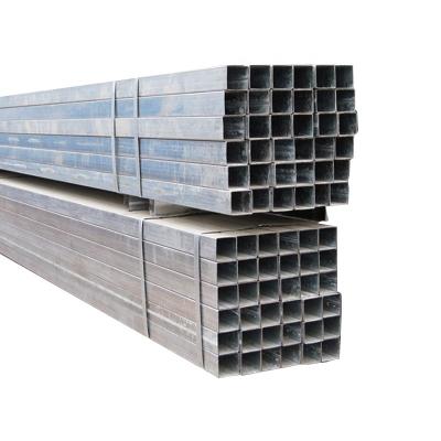 China Steel Structure Pipe ERW Square Tubing Standard Sizes , Pre Square Zinc Coated Galvanized Steel Pipe 4