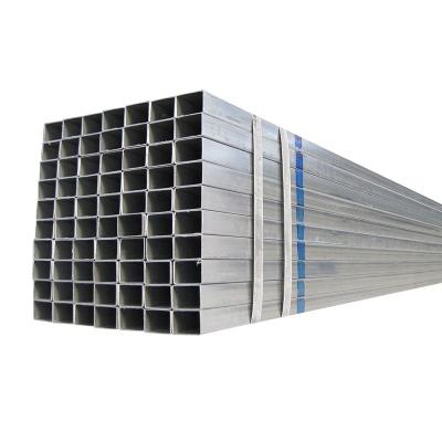 China Structure Pipe Rigid Square Hot Dip Galvanized Steel Pipe Suppliers for sale