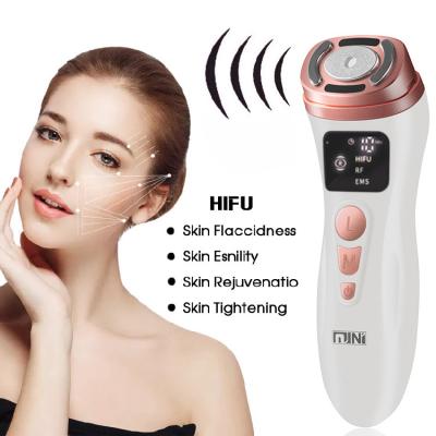 China Mini Portable Home Use Anti Aging Faces Lifting Skin Treatment Ultrasound HIFU Beauty Instrument GJZ43 for sale