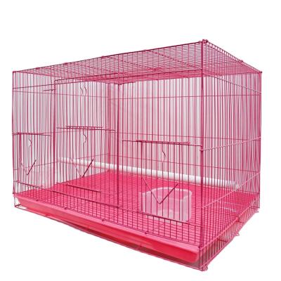 China Good Quality Large Breathable Jaula Para Loro Wire Cage Breeding Parrot Wholesale Custom Made Parrot Cage for sale