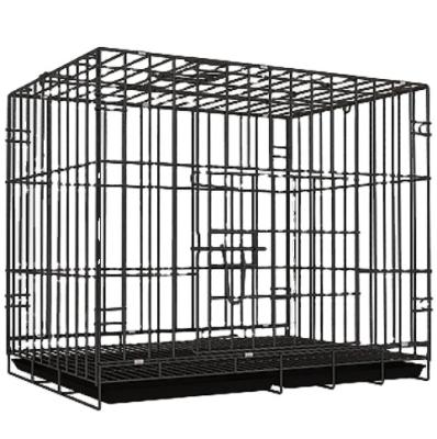 China Breathable Customize Xxl Cheap Collapsible Pet Metal Cage Large Folding Large Pet Crate High Quality Multi Class Large Dog Institutions Cage for sale